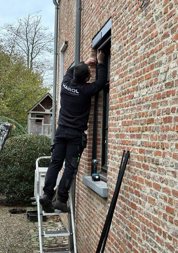 Plaatsen van screen